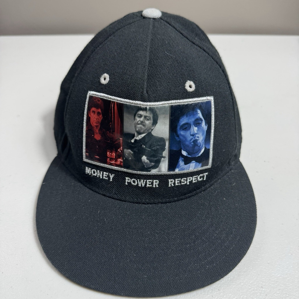 Vintage Scarface Snapback Hat – Money Power Respect – “The World Is Yours”